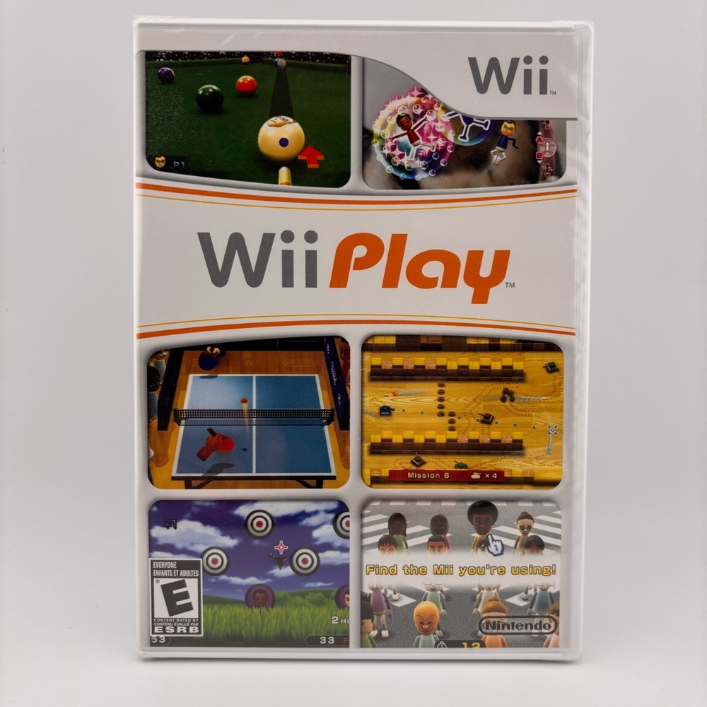 Wii Play - New if Factory Sealed Box